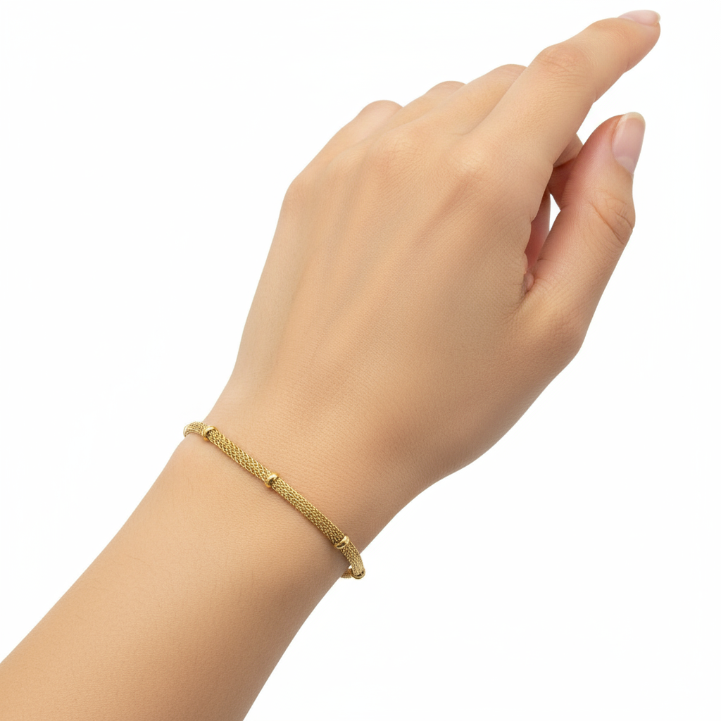 brățară reglabilă placată cu aur – bijuterie modernă