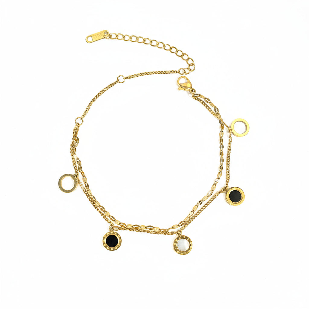 brățară placată cu aur de 18K – design minimalist