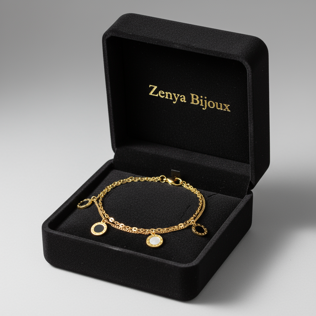 brățară placată cu aur de 18K – design minimalist