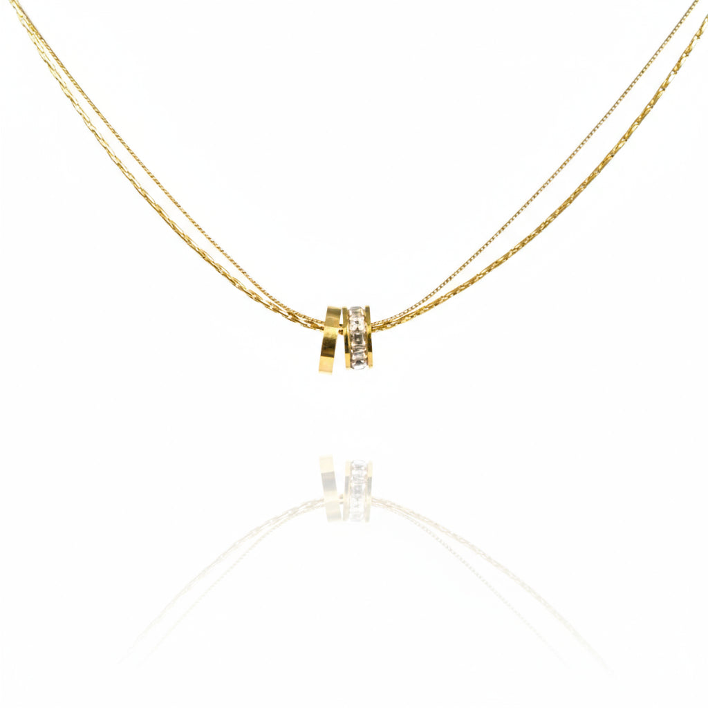 lanț elegant placat cu aur – accesoriu fashion