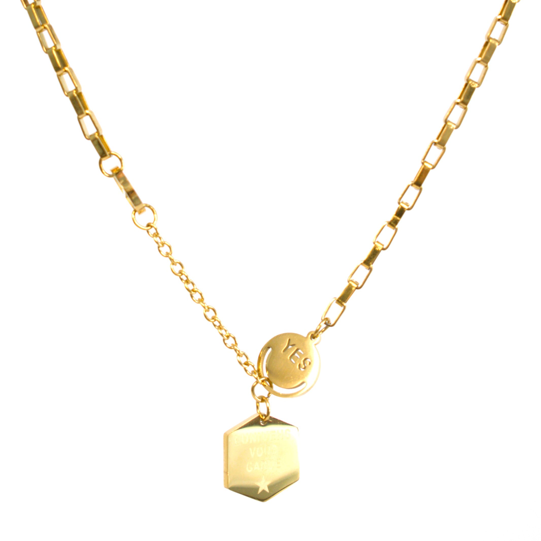 colier statement cu pandantiv – aur 18K