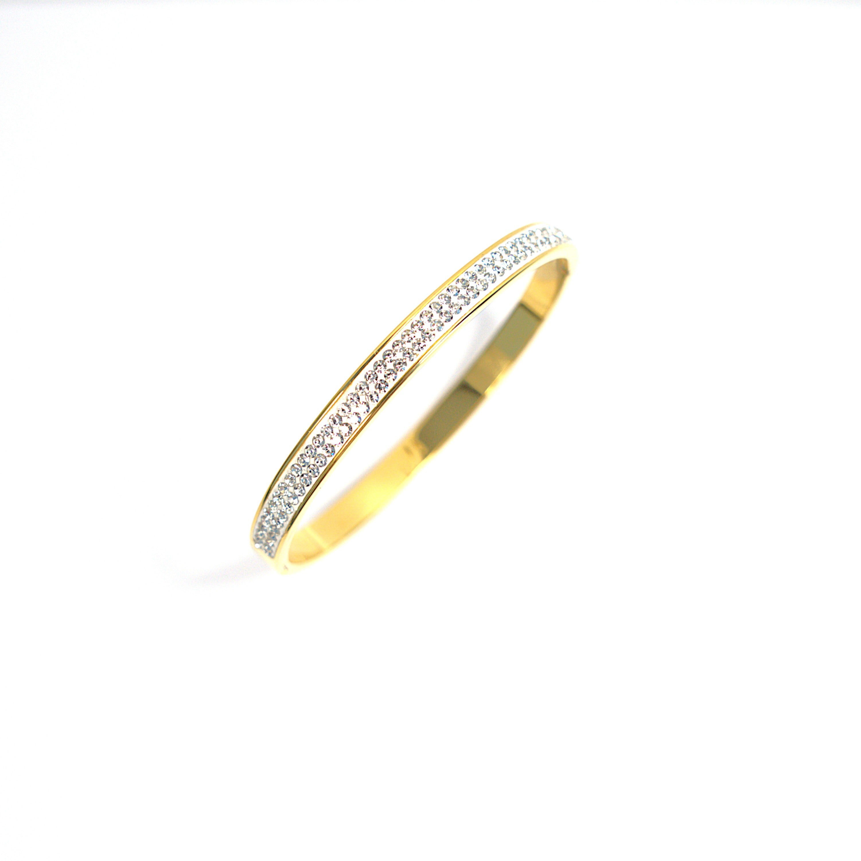 Brățară placată cu Aur de 18K - Shiny Handcuff
