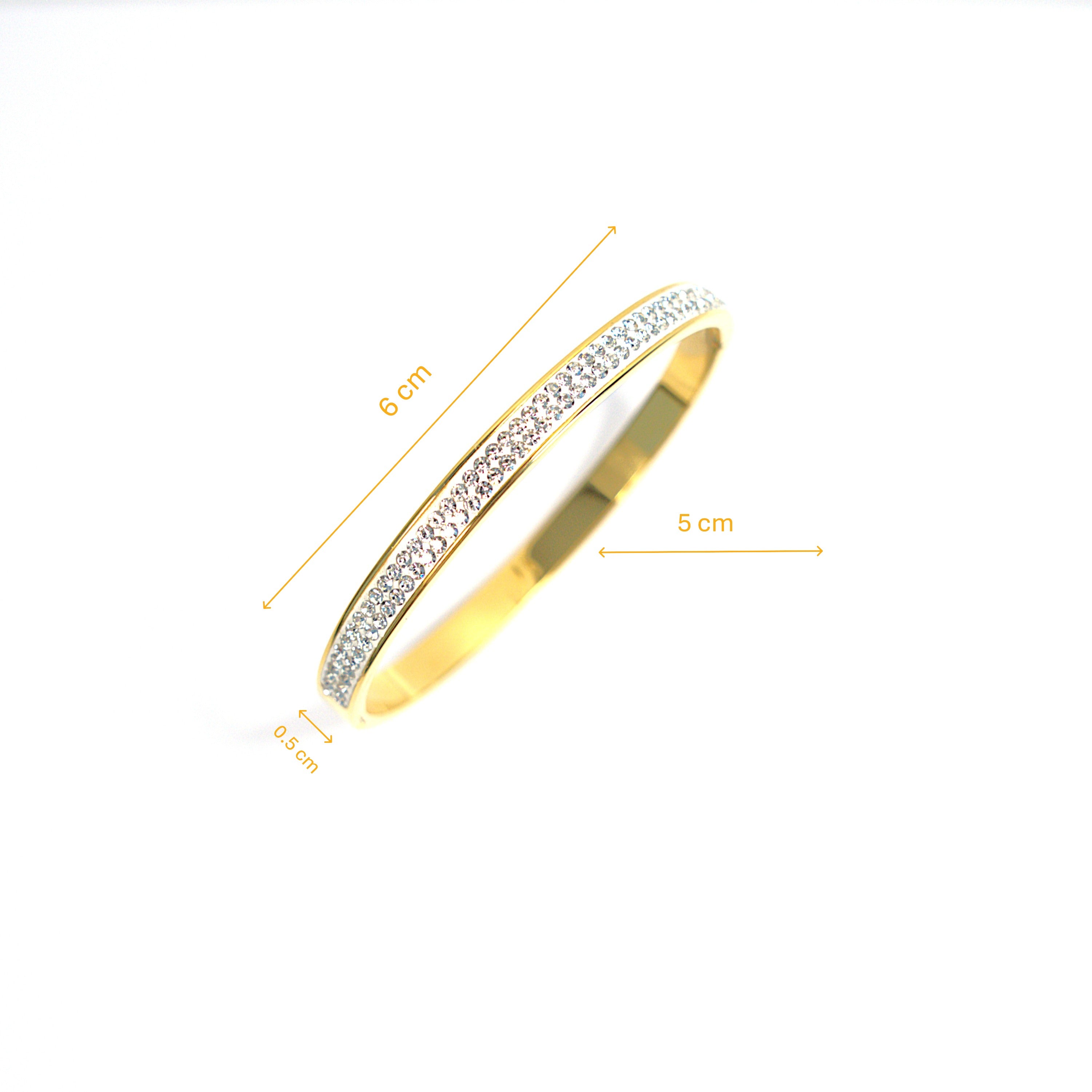 Brățară placată cu Aur de 18K - Shiny Handcuff