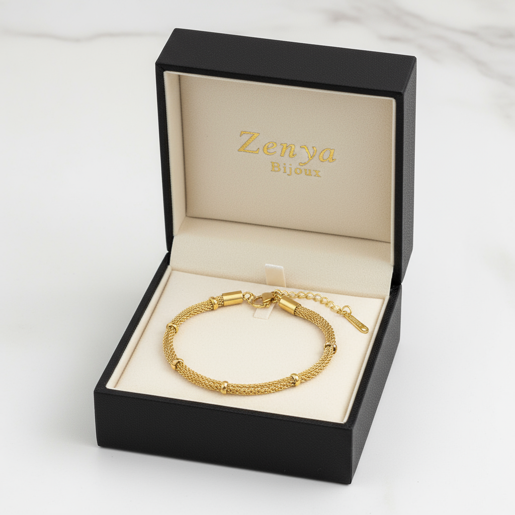 brățară reglabilă placată cu aur – bijuterie modernă
