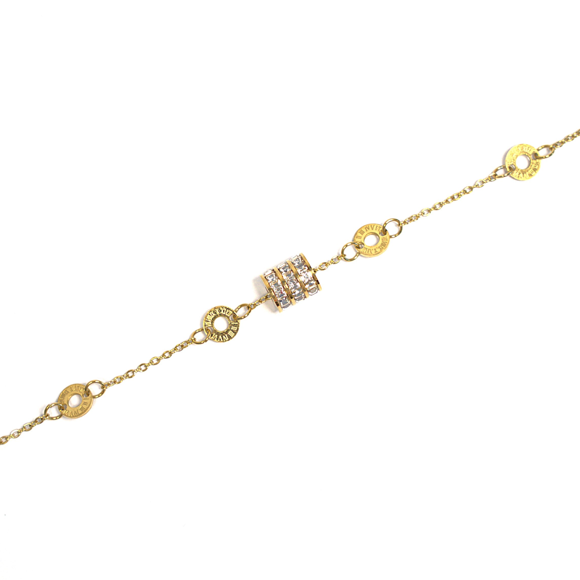 Brățară placată cu Aur de 18K - Cristal Tube