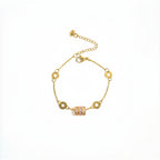 brățară placată cu aur de 18K – design minimalist