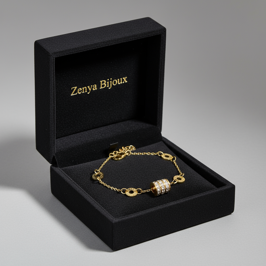 brățară placată cu aur de 18K – design minimalist