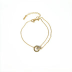 brățară placată cu aur de 18K – design minimalist