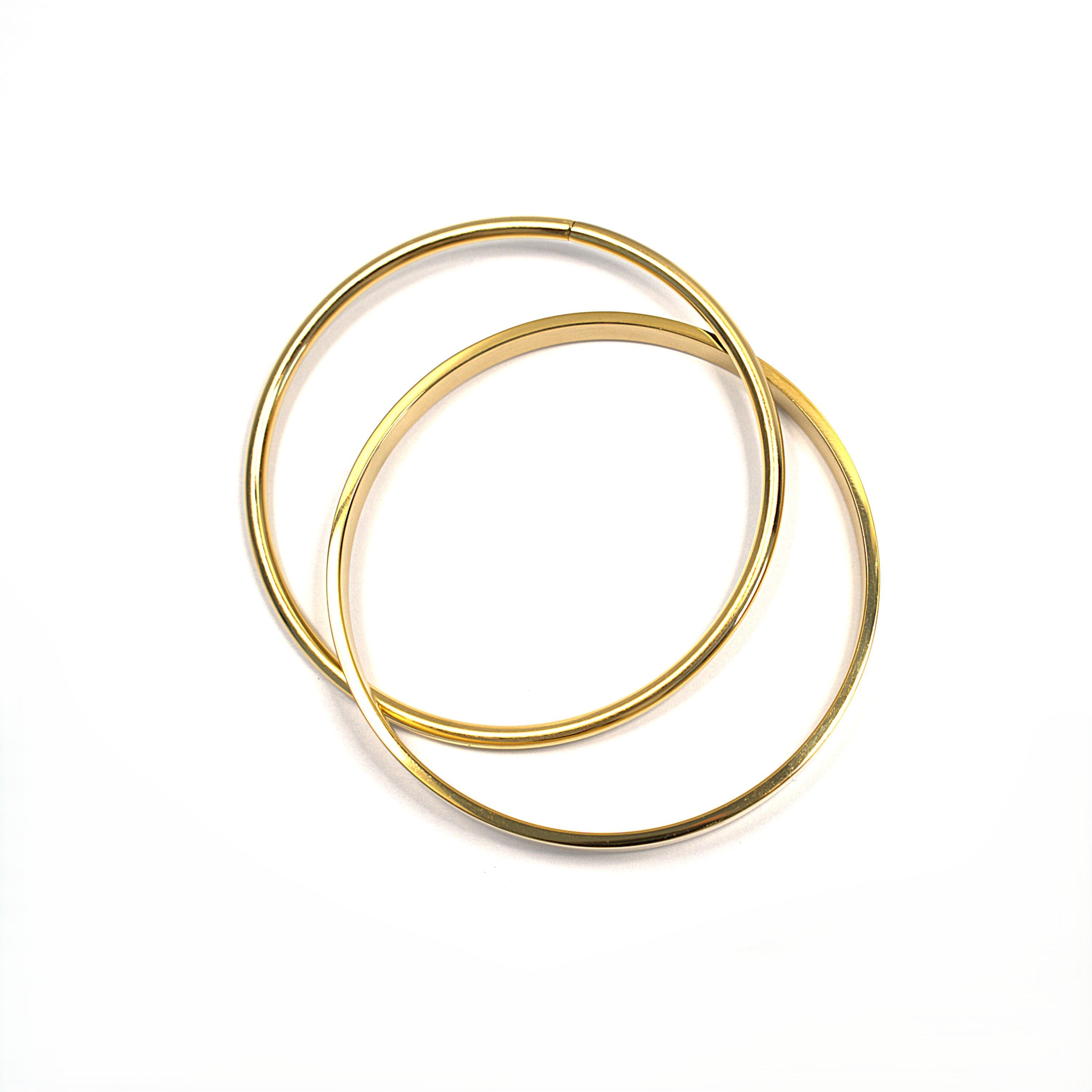 Brățară placată cu Aur de 18K - Double fixed