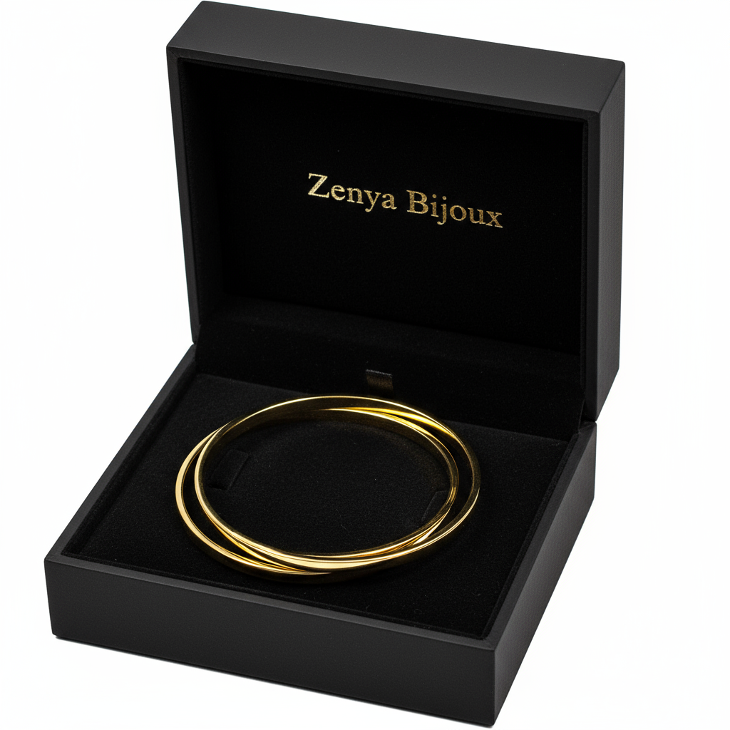 brățară fixa placată cu aur de 18K – design minimalist