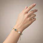 brățară reglabilă placată cu aur – bijuterie fină pentru femei