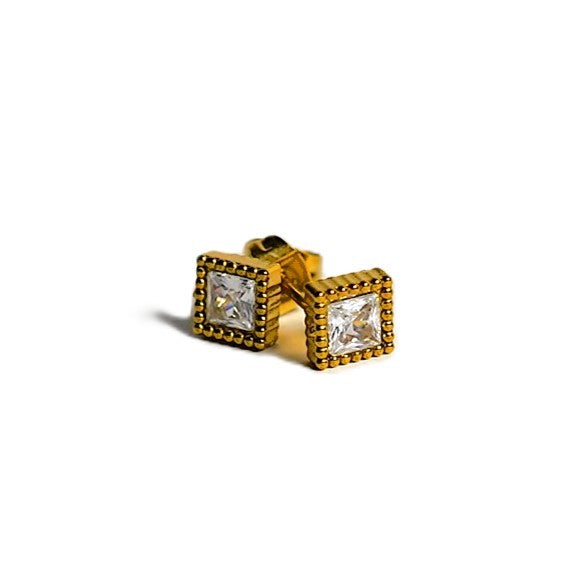 Cercei placați cu Aur de 18K - Golden Sparkle