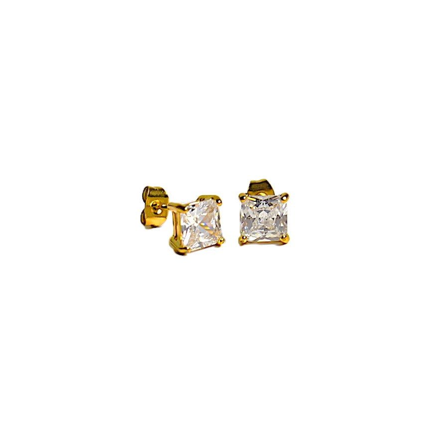Cercei placați cu Aur de 18K - Diamond Glow