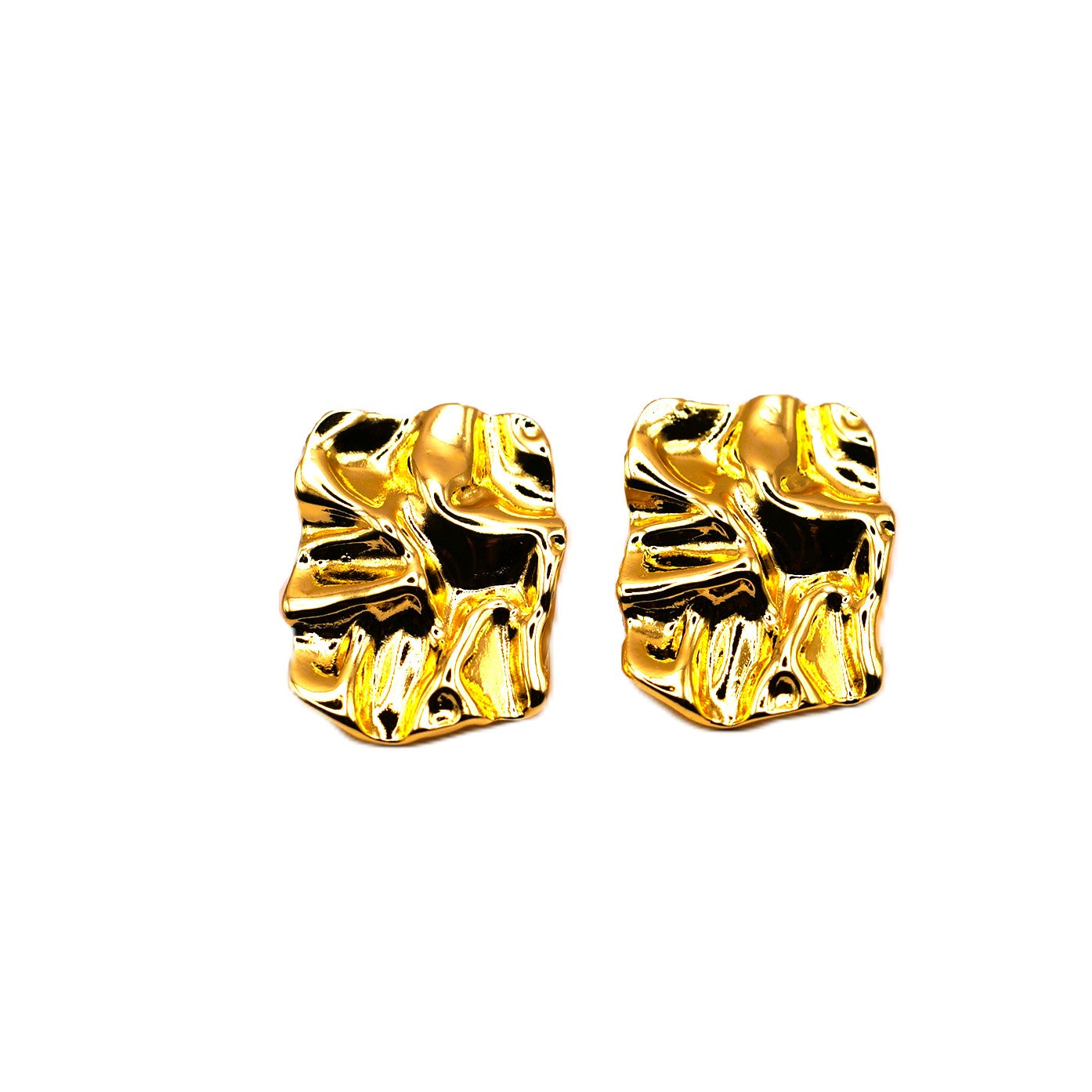 Cercei placați cu Aur de 18K - Golden Impact