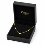 Lănțisor placat cu Aur de 18K- Triple Hearts