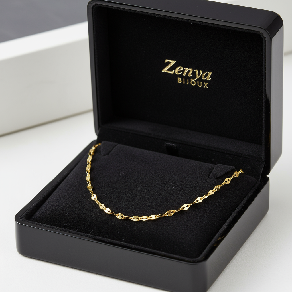 Lănțisor placat cu Aur de 18K- Simple