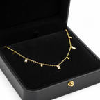 colier cu piatră cubic zirconia – bijuterie strălucitoare pentru femei