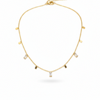 colier cu piatră cubic zirconia – bijuterie strălucitoare pentru femei