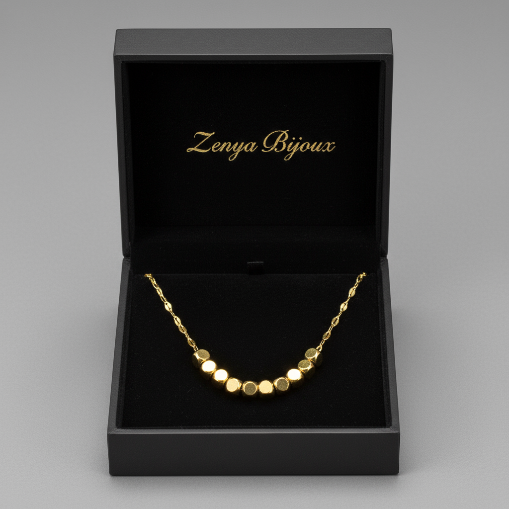 lanț elegant placat cu aur – accesoriu fashion