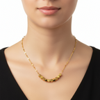 lanț elegant placat cu aur – accesoriu fashion