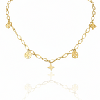 colier statement placat cu aur 18K – design modern