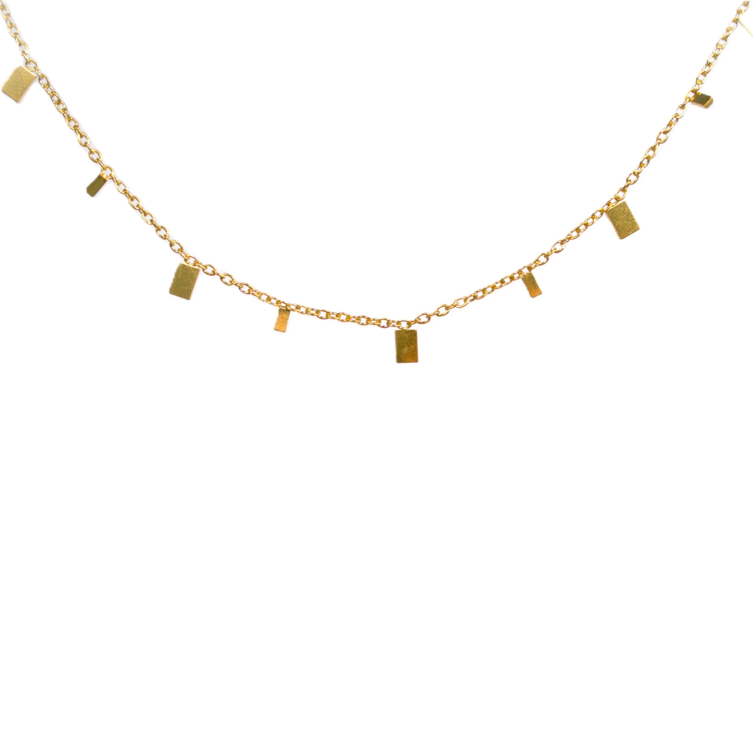 Lănțisor placat cu Aur de 18K - Gold Bars