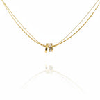 lanț elegant placat cu aur – accesoriu fashion