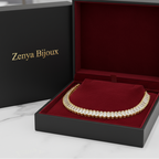 colier tenis cu piatră cubic zirconia – bijuterie strălucitoare pentru femei