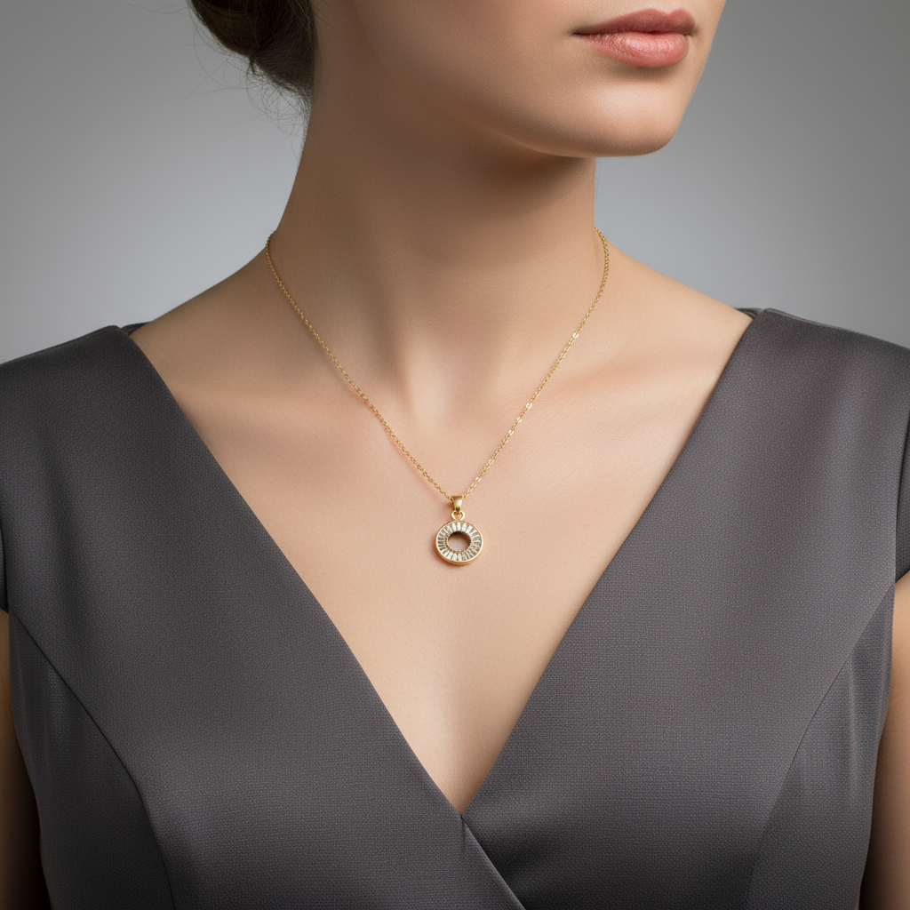 Lănțisor placat cu Aur de 18K - Halo Shine