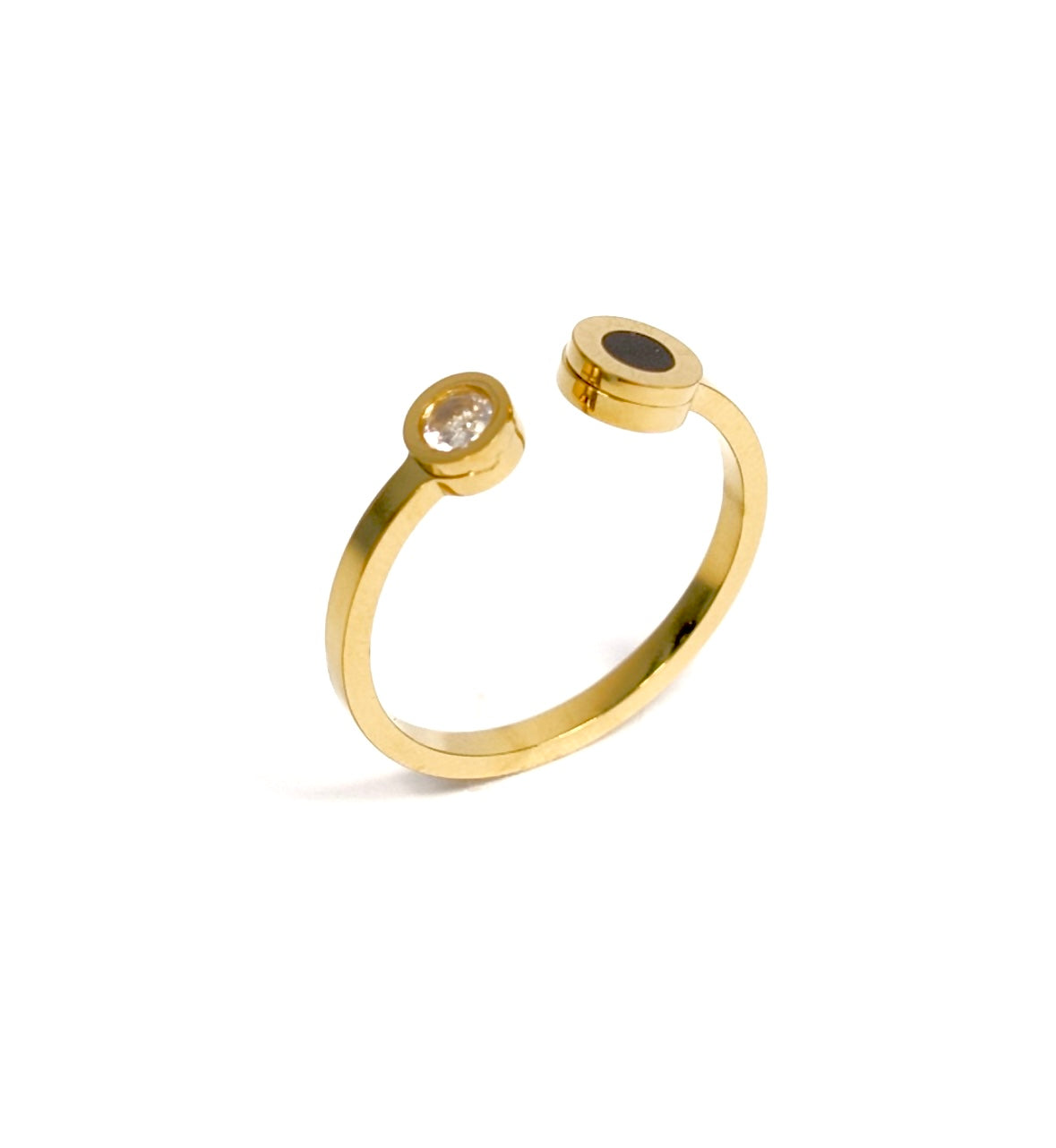Inel placat cu Aur de 18K - Love