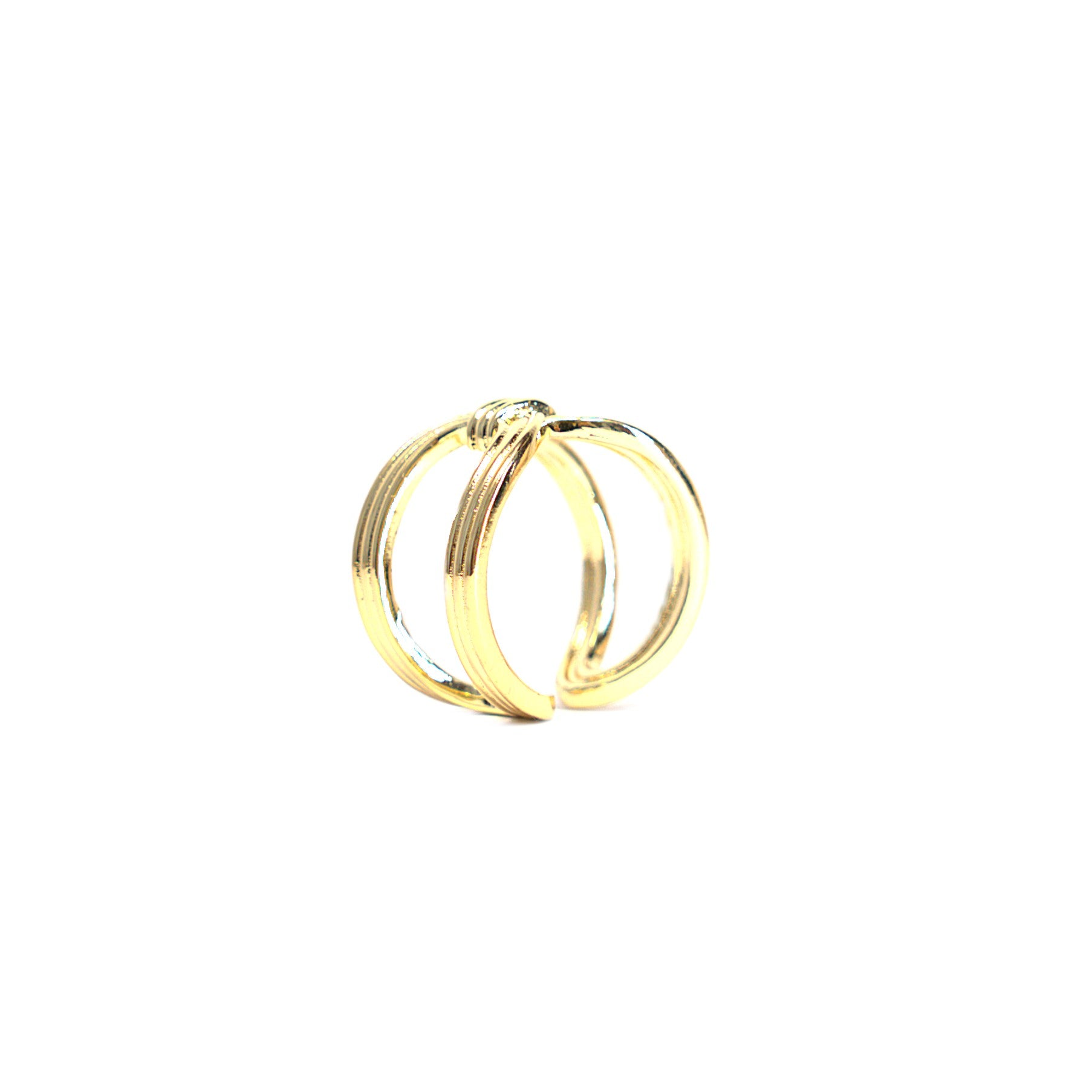 Inel placat cu Aur de 18K - Simple Knot