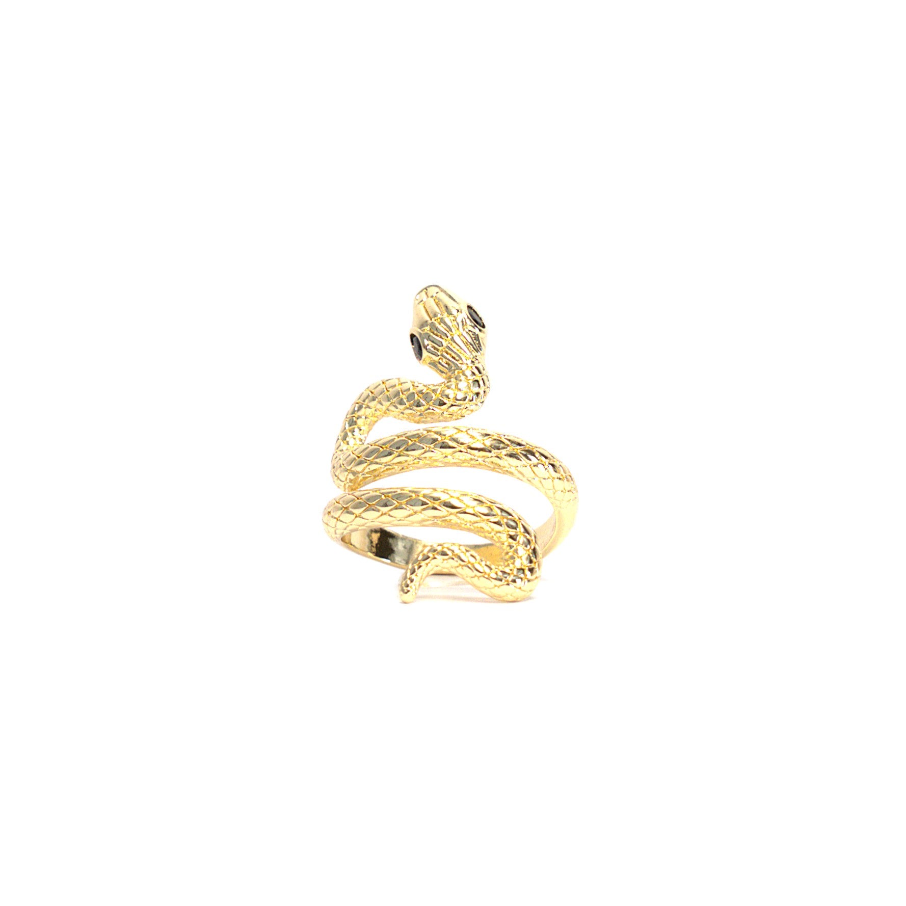 Inel placat cu Aur de 18K - Snake