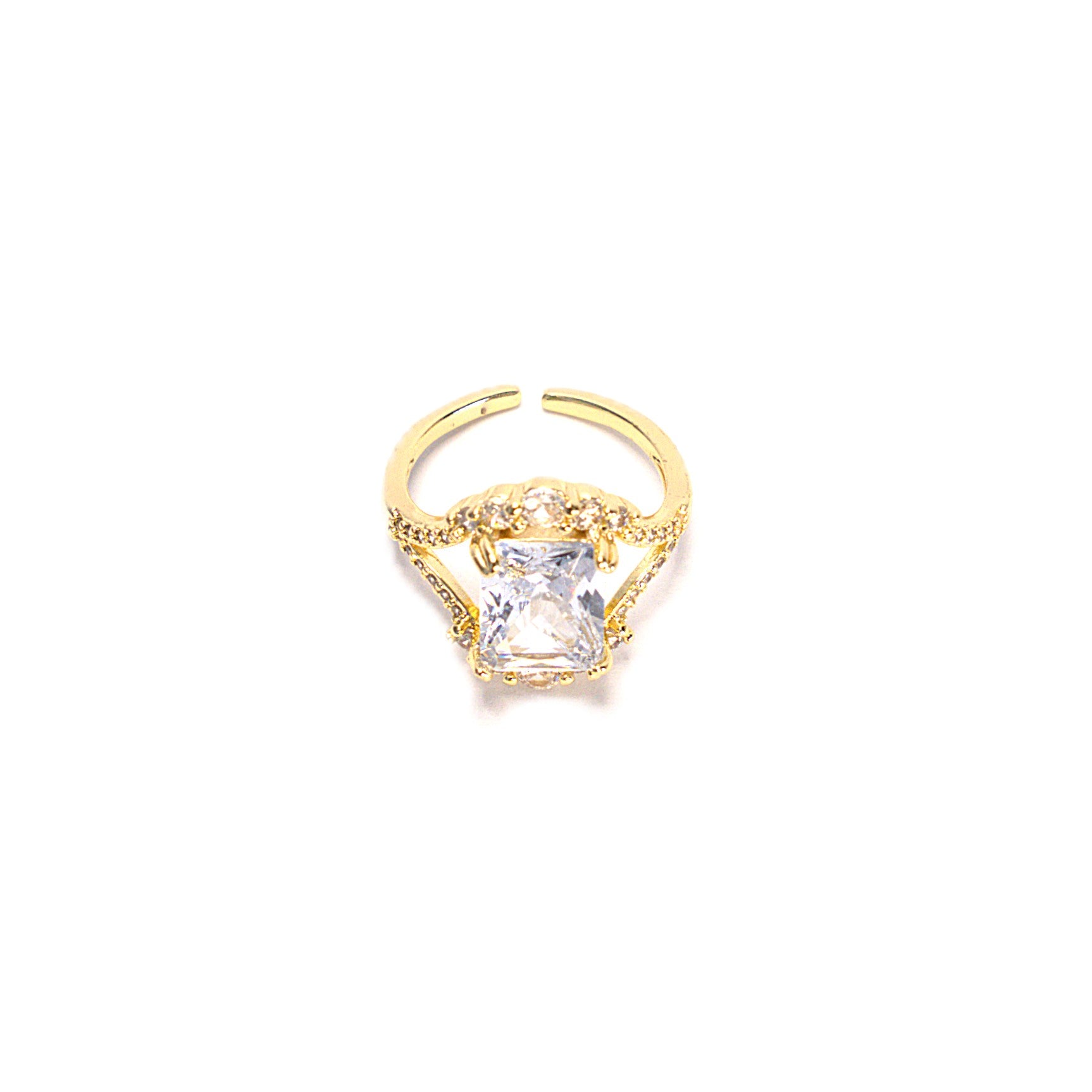 Inel placat cu Aur de 18K - Queen