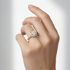 inel placat cu aur de 18K – design elegant de damă transparent